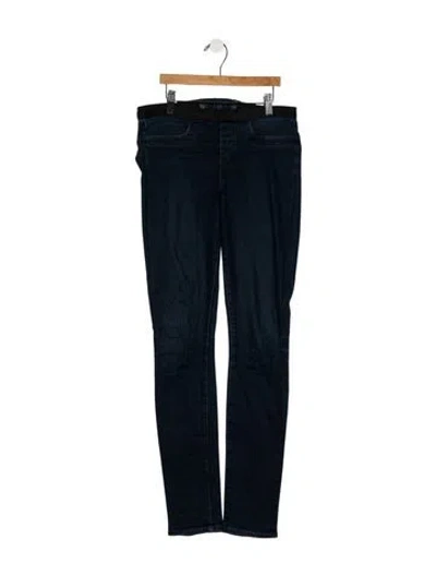 Pre-owned Helmut Lang Mid-rise Skinny Leg Jeans In Blue