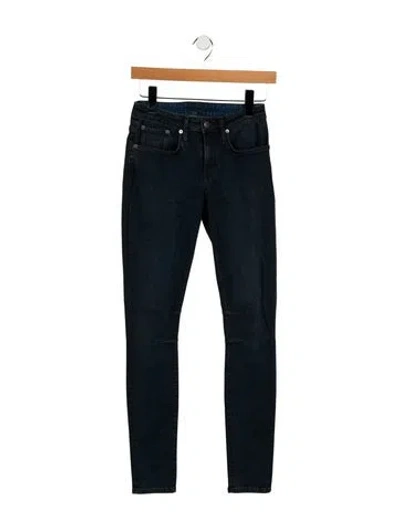 Pre-owned Helmut Lang Mid-rise Skinny Leg Jeans In Blue