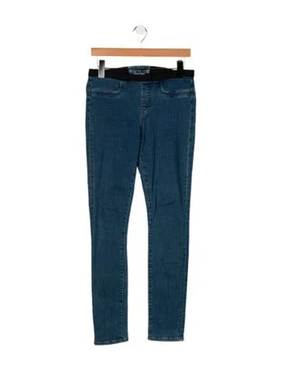 Pre-owned Helmut Lang Mid-rise Skinny Leg Jeans In Blue