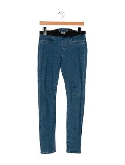 Pre-owned Helmut Lang Mid-rise Skinny Leg Jeans In Blue