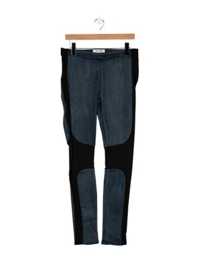 Pre-owned Helmut Lang Mid-rise Skinny Leg Jeans In Blue