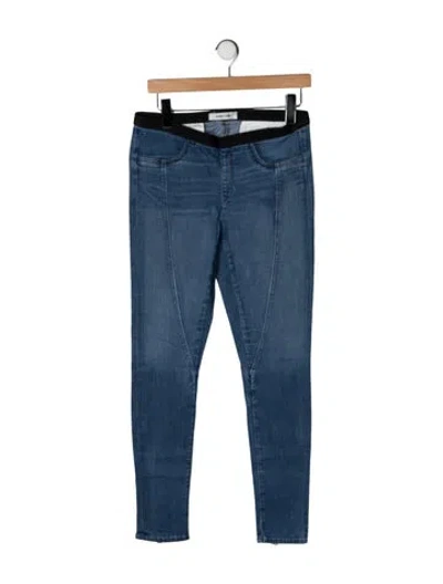 Pre-owned Helmut Lang Mid-rise Skinny Leg Jeans In Blue