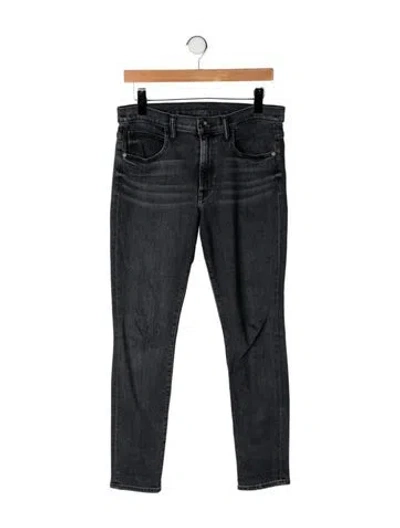 Pre-owned Helmut Lang Mid-rise Skinny Leg Jeans In Grey