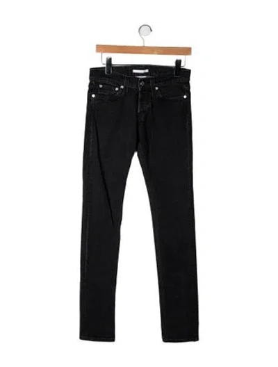 Pre-owned Helmut Lang Mid-rise Skinny Leg Jeans In Grey