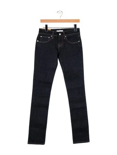 Pre-owned Helmut Lang Mid-rise Skinny Leg Jeans W/ Tags In Blue