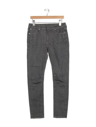 Pre-owned Helmut Lang Mid-rise Skinny Leg Jeans W/ Tags In Gray