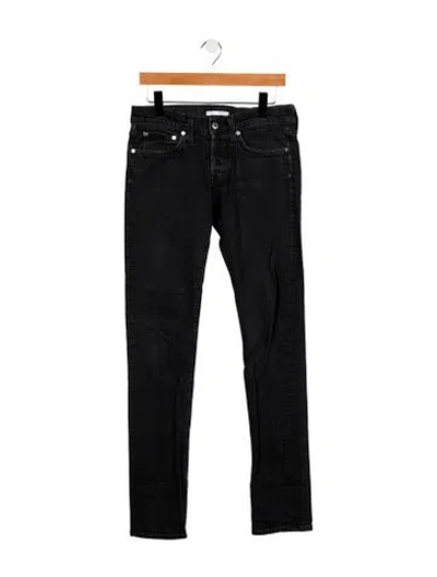 Pre-owned Helmut Lang Mid-rise Straight Leg Jeans In Blue