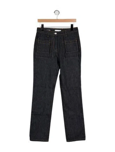 Pre-owned Helmut Lang Mid-rise Straight Leg Jeans In Multi