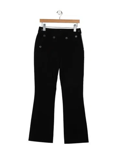 Pre-owned Helmut Lang Mid-rise Wide Leg Jeans In Black