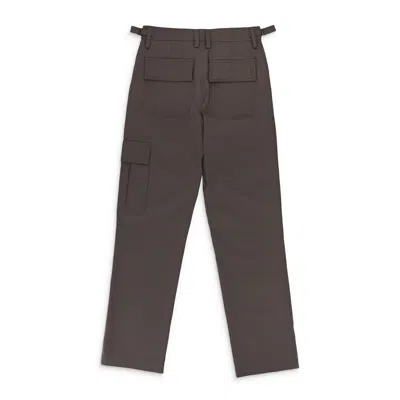 Helmut Lang Military Straight Leg Trousers In Grey