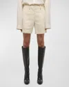 Helmut Lang Mini Cargo Shorts In Summer Sand