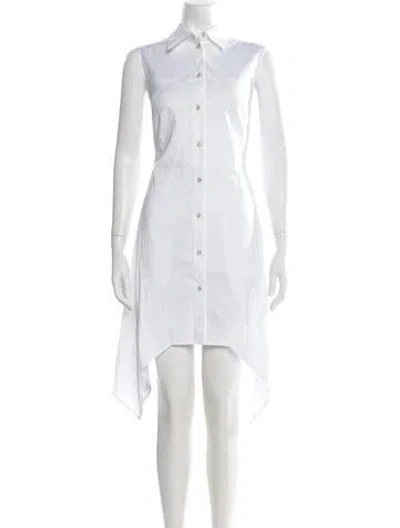 Pre-owned Helmut Lang Mini Dress W/ Tags In White