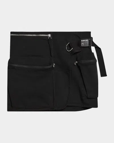 Helmut Lang Field Mini Skirt In Black - 001