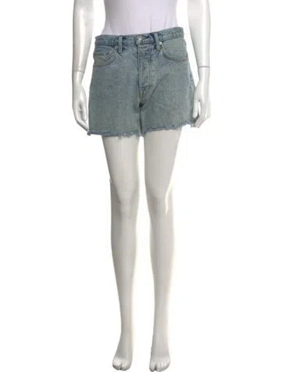 Pre-owned Helmut Lang Mini Shorts In Blue