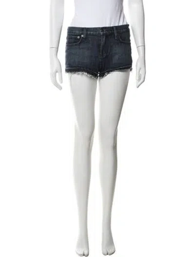 Pre-owned Helmut Lang Mini Shorts In Blue