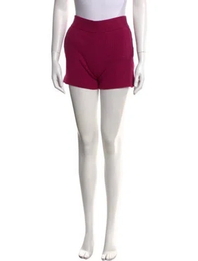 Pre-owned Helmut Lang Mini Shorts In Purple