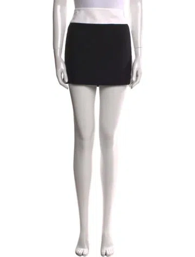 Pre-owned Helmut Lang Mini Skirt In Black