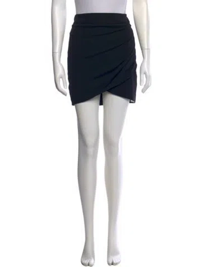 Pre-owned Helmut Lang Mini Skirt In Black
