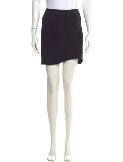 Pre-owned Helmut Lang Mini Skirt In Black