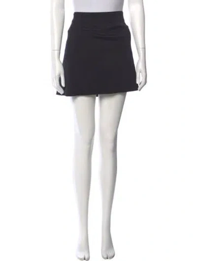 Pre-owned Helmut Lang Mini Skirt In Black