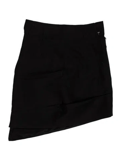Pre-owned Helmut Lang Mini Skirt In Black