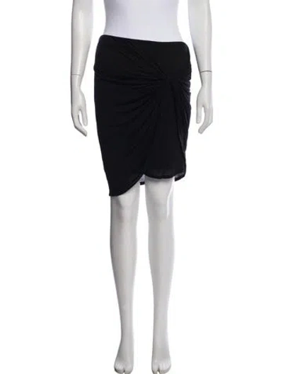 Pre-owned Helmut Lang Mini Skirt In Black
