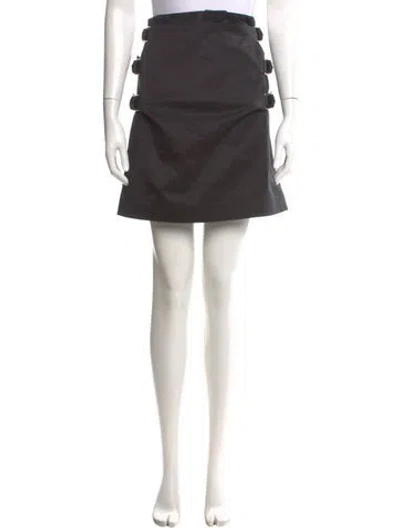 Pre-owned Helmut Lang Mini Skirt In Black
