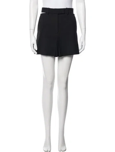 Pre-owned Helmut Lang Mini Skirt In Black