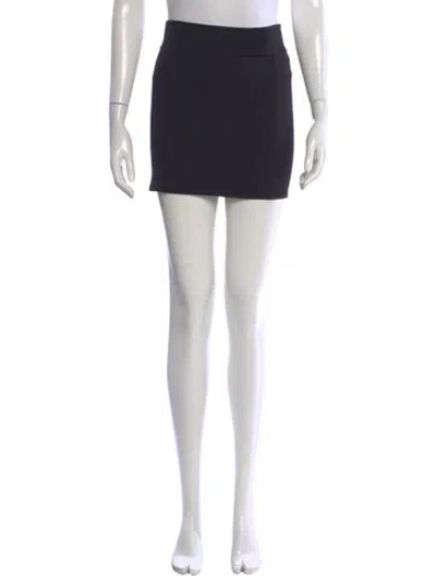 Pre-owned Helmut Lang Mini Skirt In Black