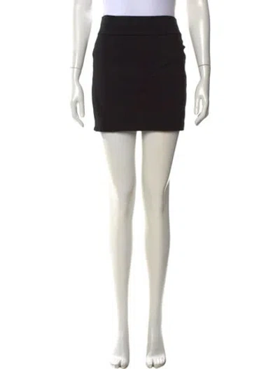 Pre-owned Helmut Lang Mini Skirt In Black