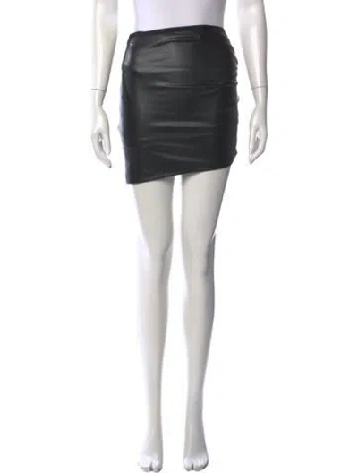 Pre-owned Helmut Lang Mini Skirt In Black