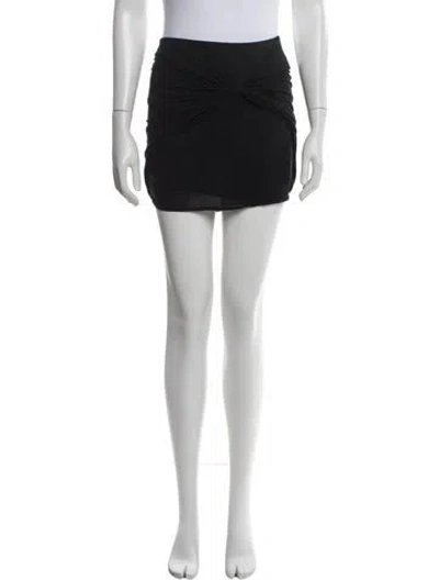 Pre-owned Helmut Lang Mini Skirt In Black