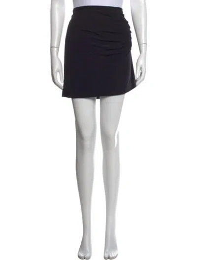 Pre-owned Helmut Lang Mini Skirt In Black