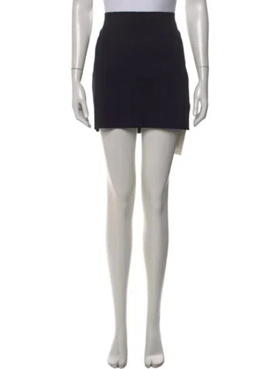 Pre-owned Helmut Lang Mini Skirt In Black