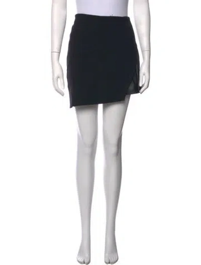 Pre-owned Helmut Lang Mini Skirt In Black