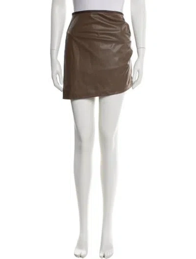 Pre-owned Helmut Lang Mini Skirt In Gray