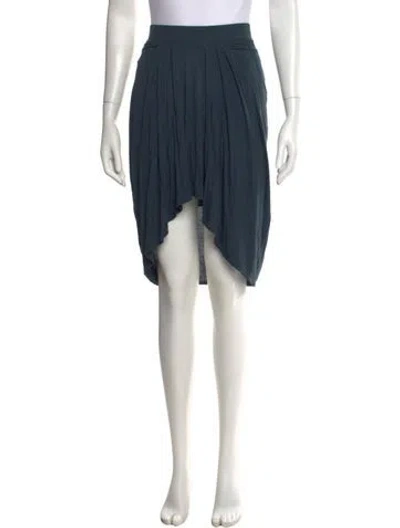 Pre-owned Helmut Lang Mini Skirt In Green