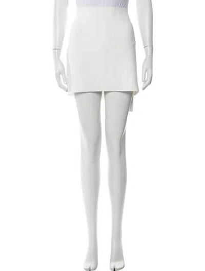 Pre-owned Helmut Lang Mini Skirt In Grey