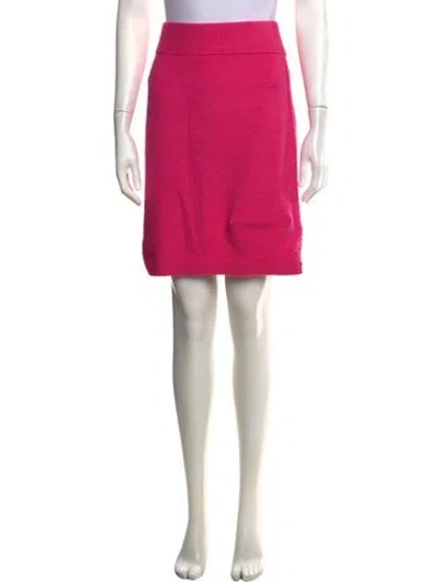 Pre-owned Helmut Lang Mini Skirt In Pink