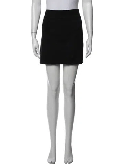 Pre-owned Helmut Lang Mini Skirt W/ Tags In Black