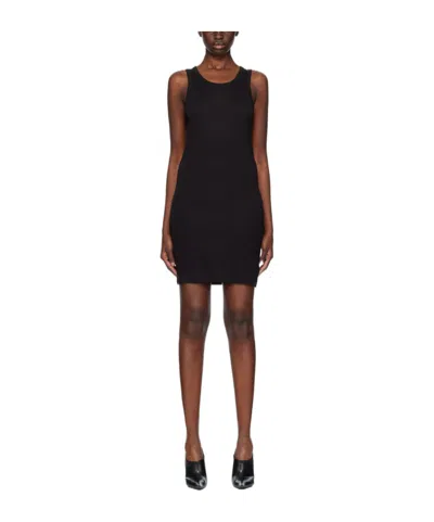 Helmut Lang Mini Tank Dress In Black