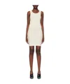 Helmut Lang Rib Tank Dress In White