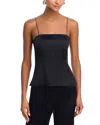 Helmut Lang Minimal Slip Top In Black