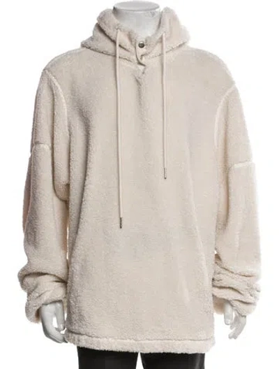 Pre-owned Helmut Lang Mock Neck Long Sleeve Hoodie In Neutral