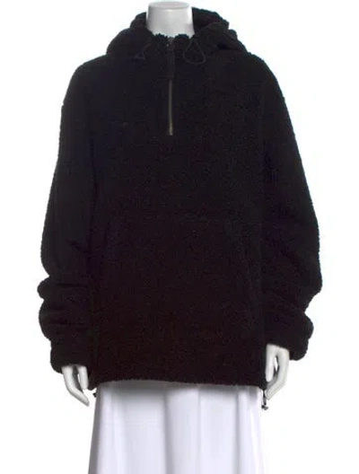 Pre-owned Helmut Lang Mock Neck Long Sleeve Sweatshirt In Black