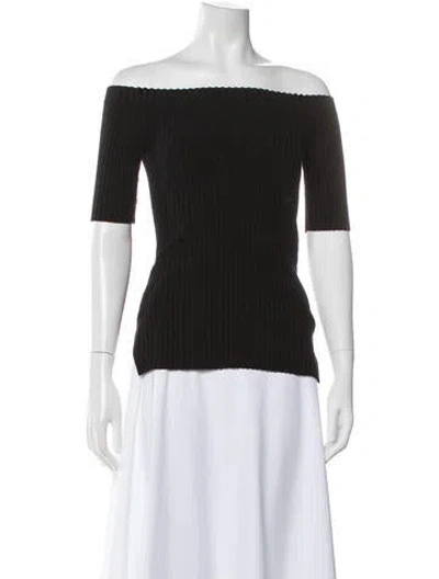 Pre-owned Helmut Lang Mock Neck Long Sleeve Sweatshirt In Black