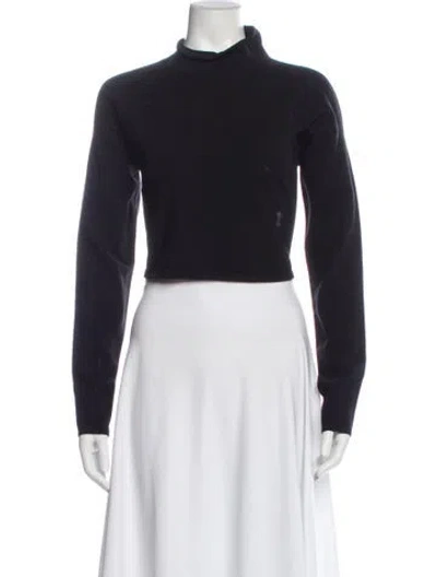 Pre-owned Helmut Lang Mock Neck Sweater In Black