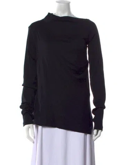 Pre-owned Helmut Lang Mock Neck Sweater In Black