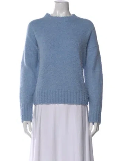 Pre-owned Helmut Lang Mock Neck Sweater In Blue
