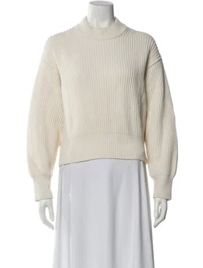Pre-owned Helmut Lang Mock Neck Sweater In Neutral